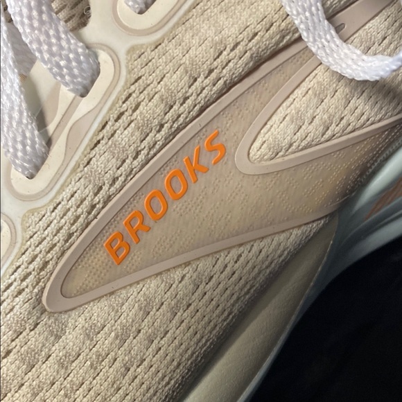 Stylish Brooks Glycerin 21 GTS‎ Beige and Blue Sneakers comfy soft work running - Picture 3 of 14